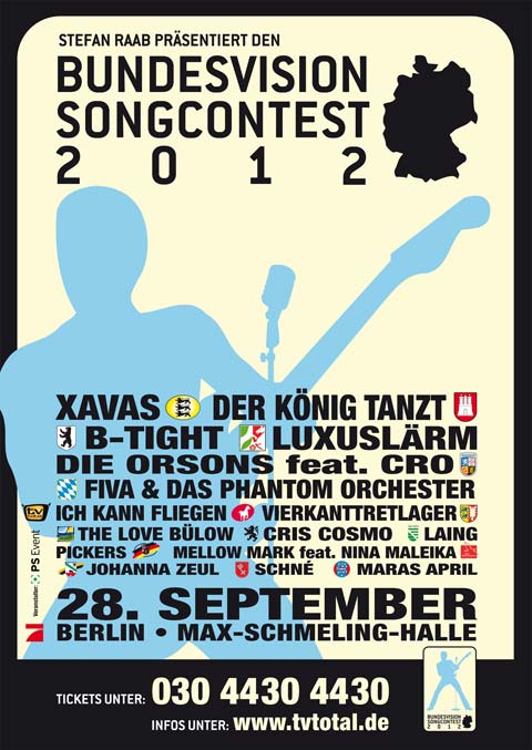 XAVAS beim Bundesvision Song Contest 2012!