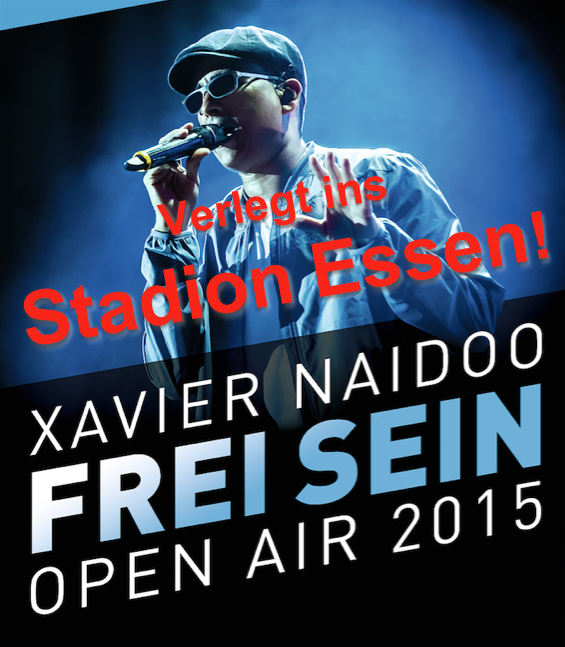 Wichtige Info: „Frei Sein“ Konzert am 29.8. verlegt ins Stadion Essen!